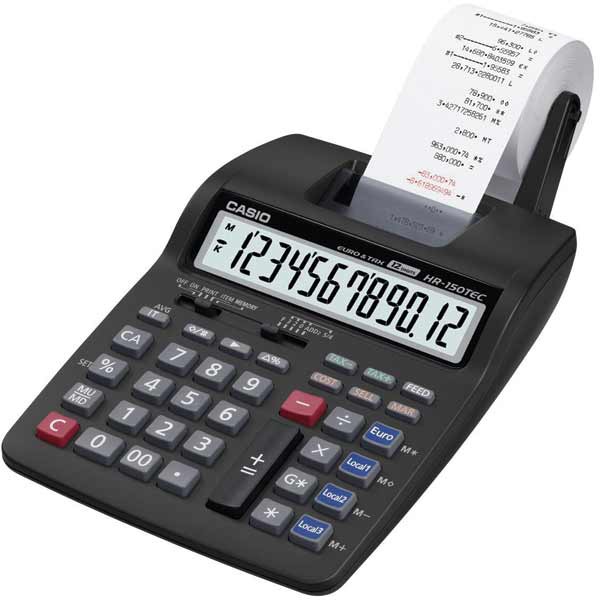 CASIO HR-150TEC  CALCULATOR 12 DIGITS