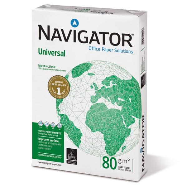 Navigator Universal kopiopaperi A3 80g, 1 kpl=500 arkkia