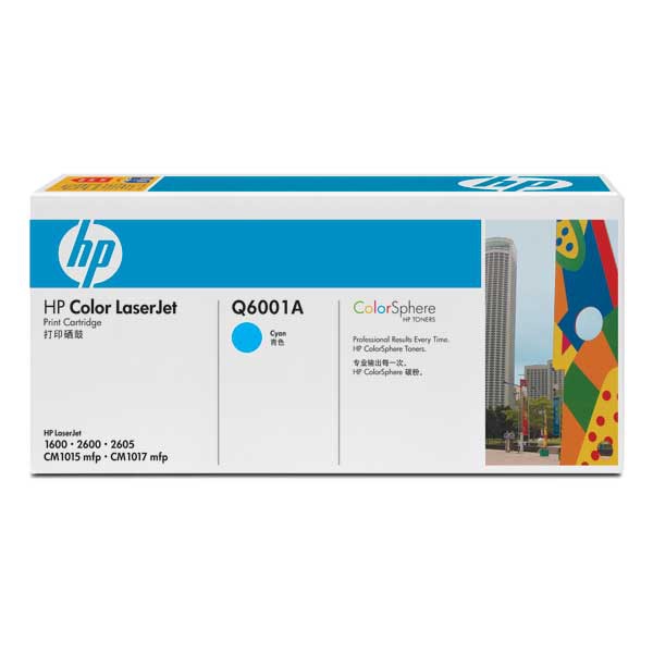 HP Q6001A ORIGINAL LASER TONER CARTRIDGE - CYAN