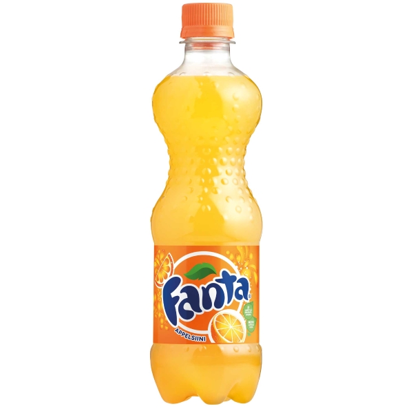 Fanta appelsiini virvoitusjuoma 0,5L, 1 kpl=24 pulloa