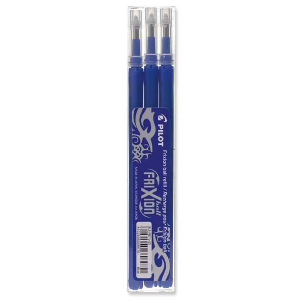 PILOT REFILL FOR FRIXION BLUE - PACK OF 3