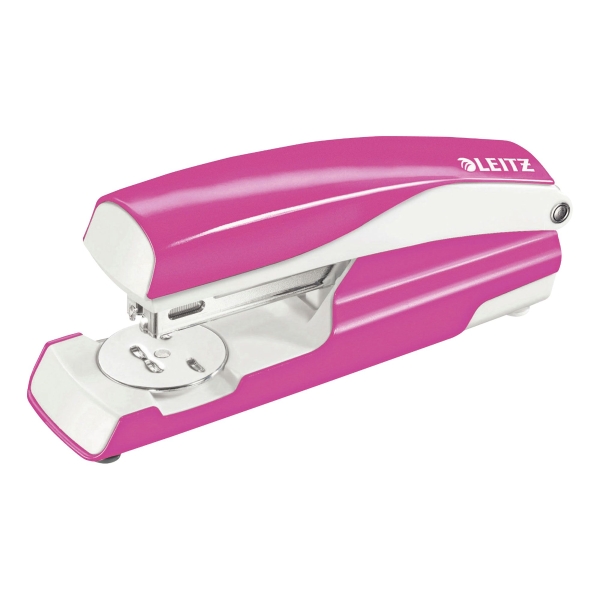 LEITZ NEXXT WOW HALF STRIP STAPLERS 5502 PINK