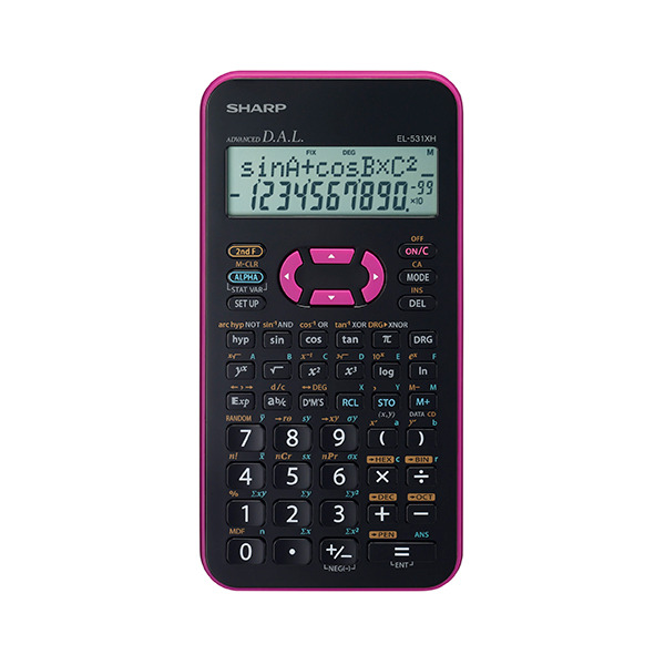 SHARP 531XHBPK  SCHOOLCALCULATOR PINK