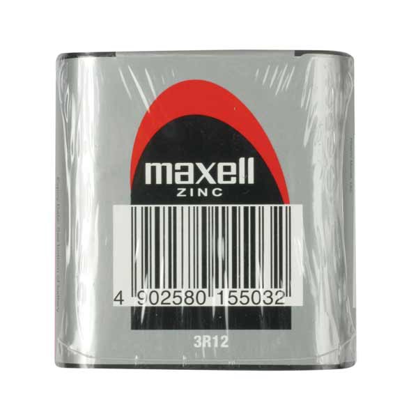 MAXELL 3R12 TRANSISTOR BATTERY 4.5V