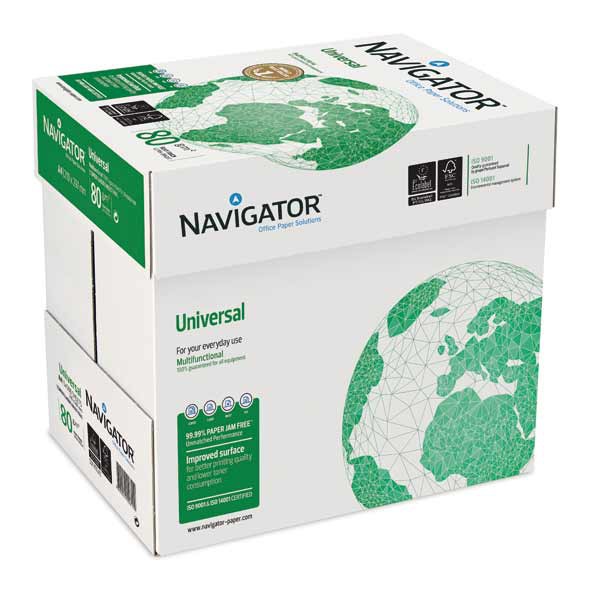 Navigator Universal paperi A4 80g valkoinen, 2500 arkkia