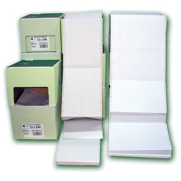 PK1000 LISTING PAPER 240X12-3 BLANC KJ