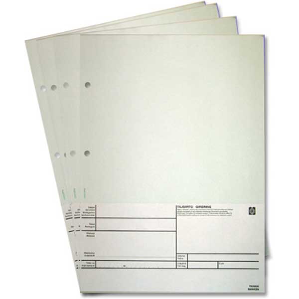 PK1500 INVOICE GIRO FORM LASER A4 LSR1E