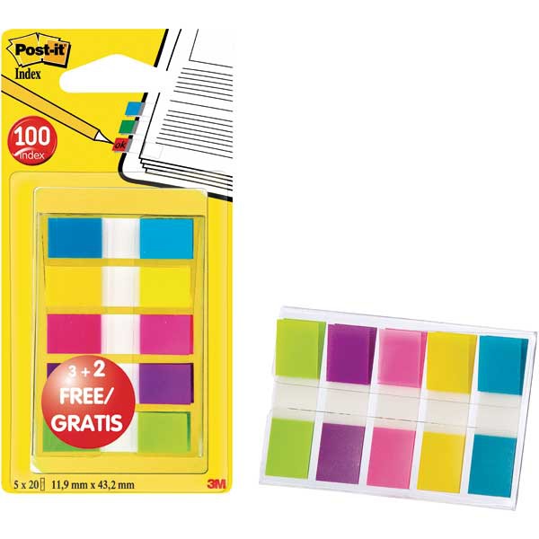 Post-it 683-5CB Index, 3+2 promo