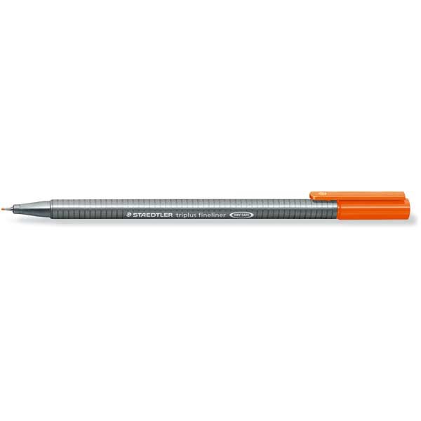 STAEDTLER 334-4 TRIPLUS FINELINER 0.3MM ORANGE