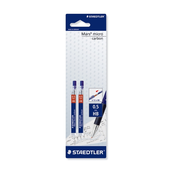 BX2X12 STAEDTLER MARS MICRO 0.5HB BLIST