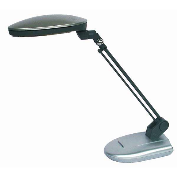 INNOLUX BERLIN DESKLAMP W/BASE 2X9W SILV