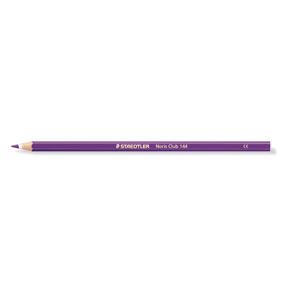 Staedtler Noris Club 185-61 puuvärikynä violetti, 1 kpl=12 kynää