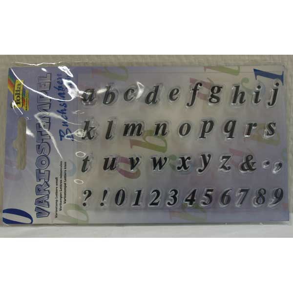 FOLIA 30103 STAMP SET SMALL LETTERS