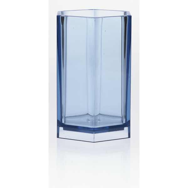 HAN 1721-26 PEN POT TRANSPARENT BLUE