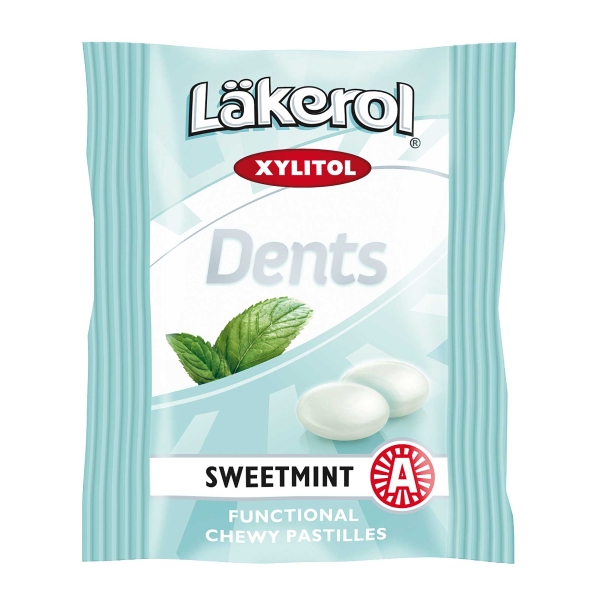 Läkerol Dents ksylitolipastilli 2,7 g, myyntierä 1 kpl = 400 pastilli pussukkaa