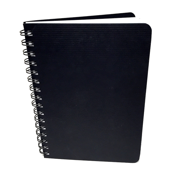 NOTEBOOK 160 PAGES RULED WIRED BLACK