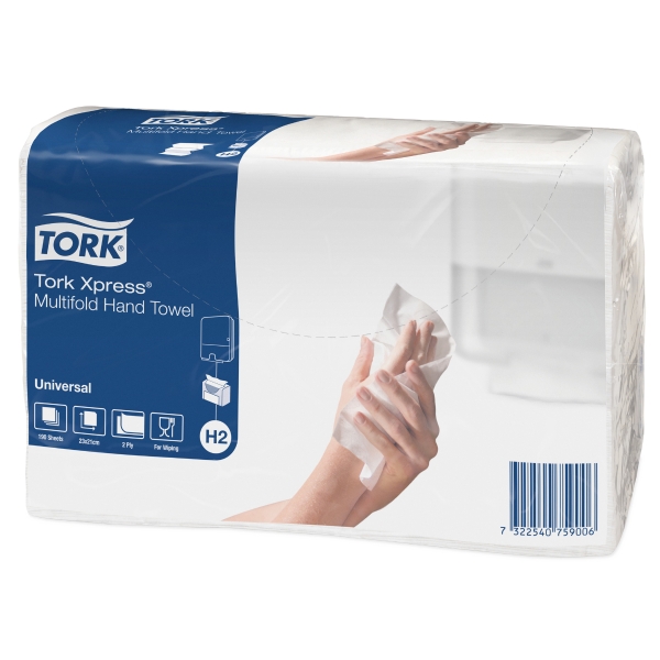 Tork Universal Xpress käsipyyhe Multifold H2 471103, 1 kpl=20 pakettia