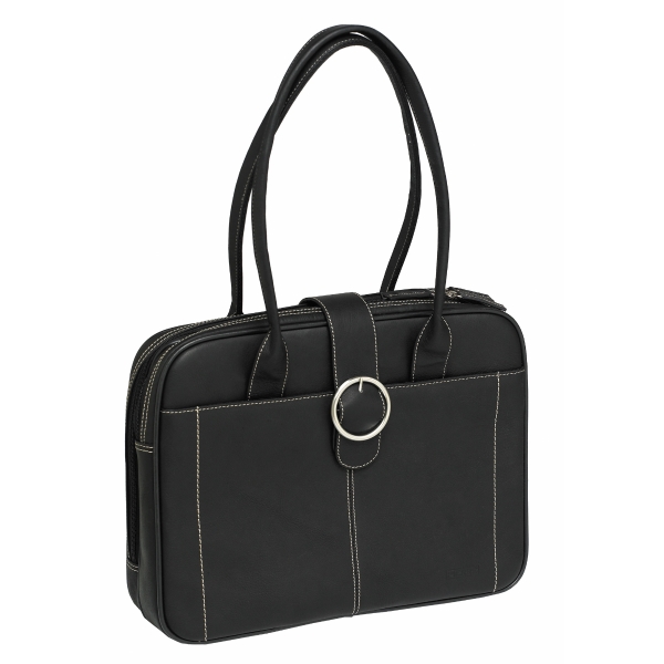 PIERRE WHITE LINE LADY COMPUTER BAG 15'