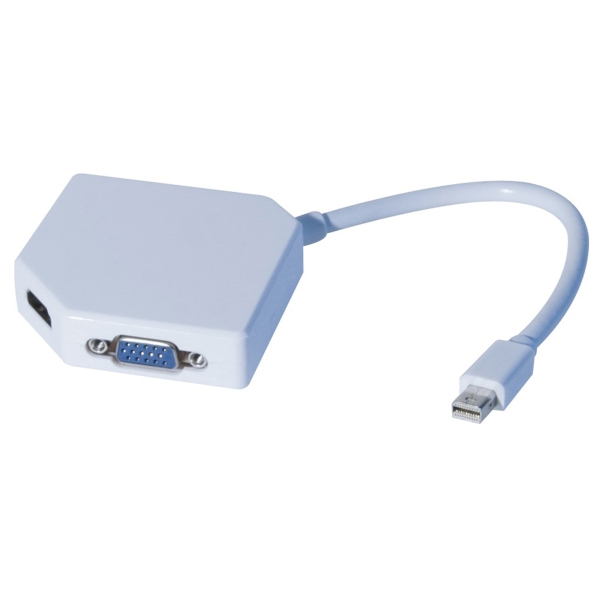 Deltaco Mini DisplayPort - HDMI - DVI - VGA adapteri