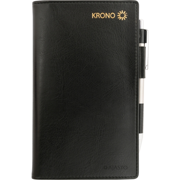 AJASTO KRONO DIARY WEEK/VIEW 87X153 BLK