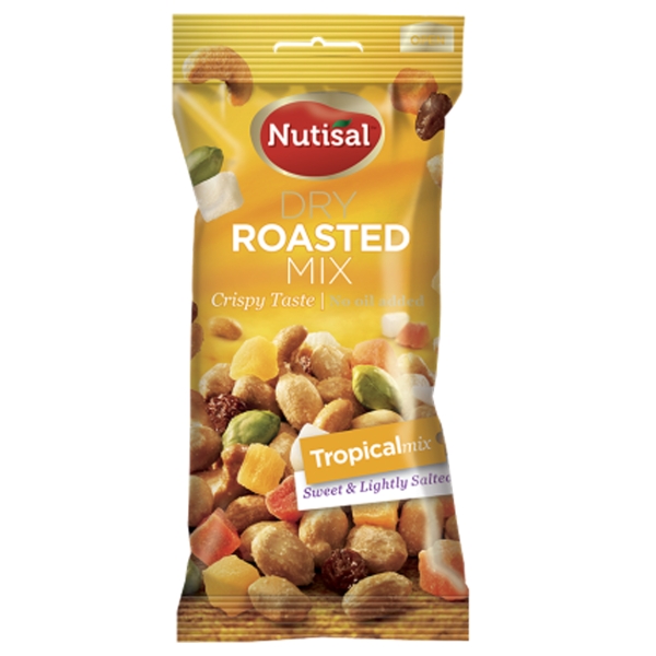 Nutisal tropical pähkinäsekoitus 60 g, myyntierä 1 kpl = 14 pussia