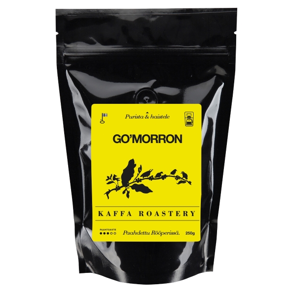 Kaffa Roastery Go'morron kahvi suodatinjauhatus vaalea paahto 250g