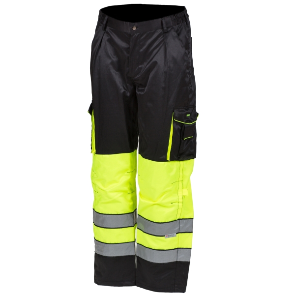 PRIHA 4135 HI-VIS TROUSERS YLLW/BLK 48