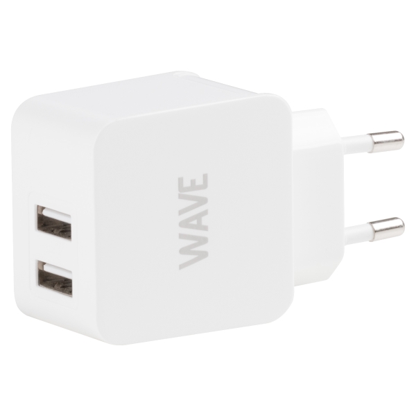 Wave seinälaturi universaali 15W 2 x USB-A