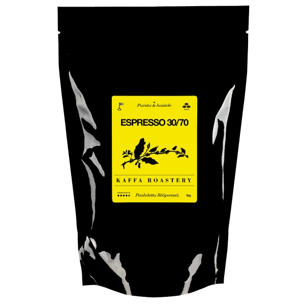 Kaffa Roastery Espresso Inferno kahvipapu tumma paahto 1kg