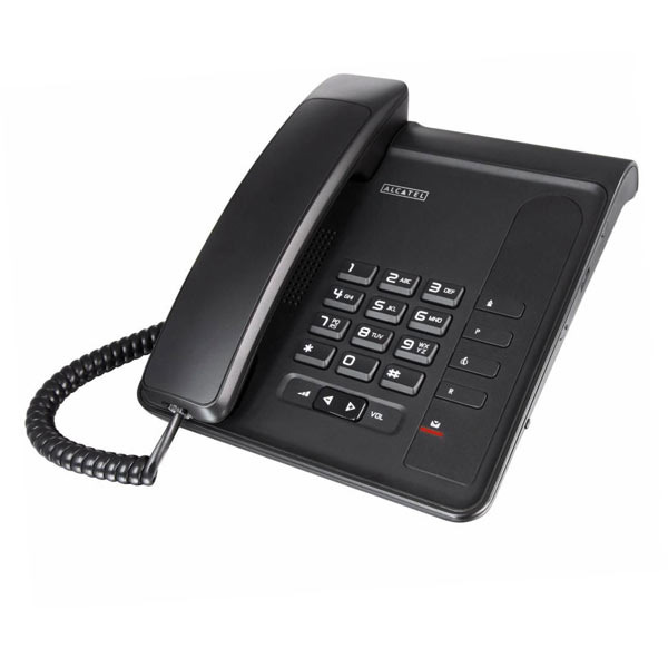 Telefone analógico ALCATEL Temporis 170 cor preta