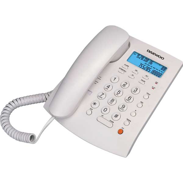 Telefone analógico DAEWOO DTC-310 cor branca